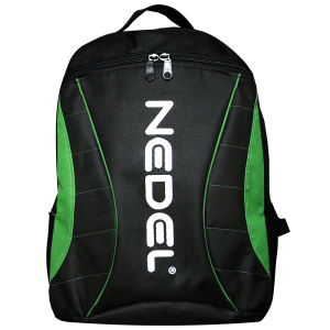 MOCHILA NEDEL PRETO X VERDE